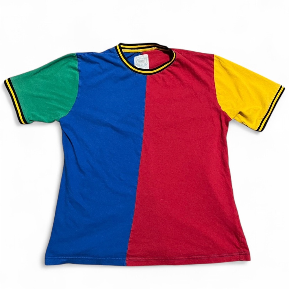 Vintage Color Block Ringer Tee